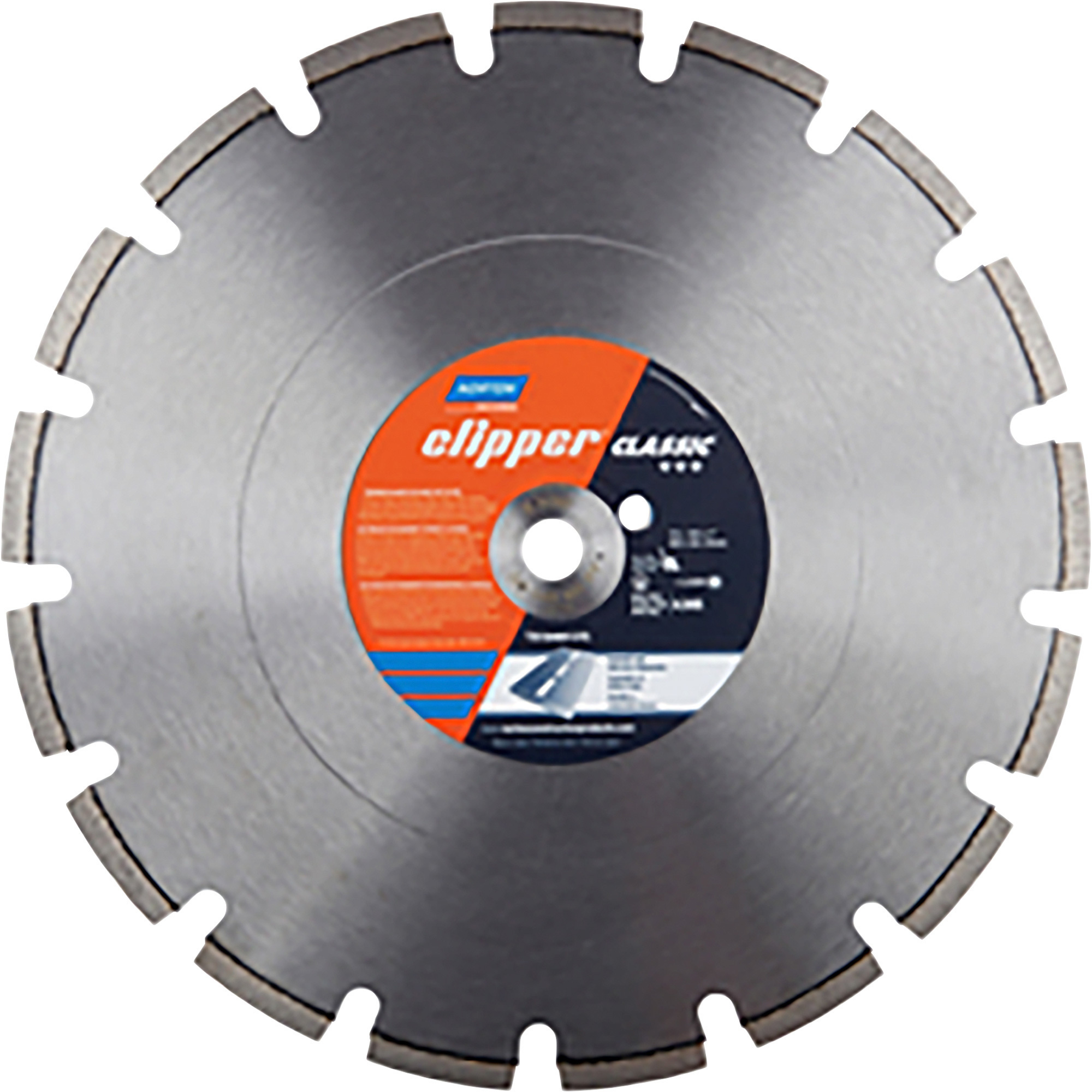 Norton Clipper Classic Asphalt Blade, 18in. Dia, Diamond